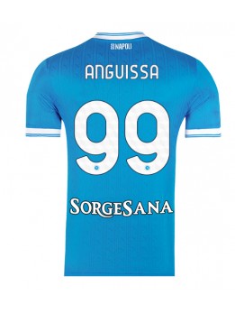 SSC Napoli Frank Anguissa #99 Replika Hemmakläder 2025-26 Kortärmad